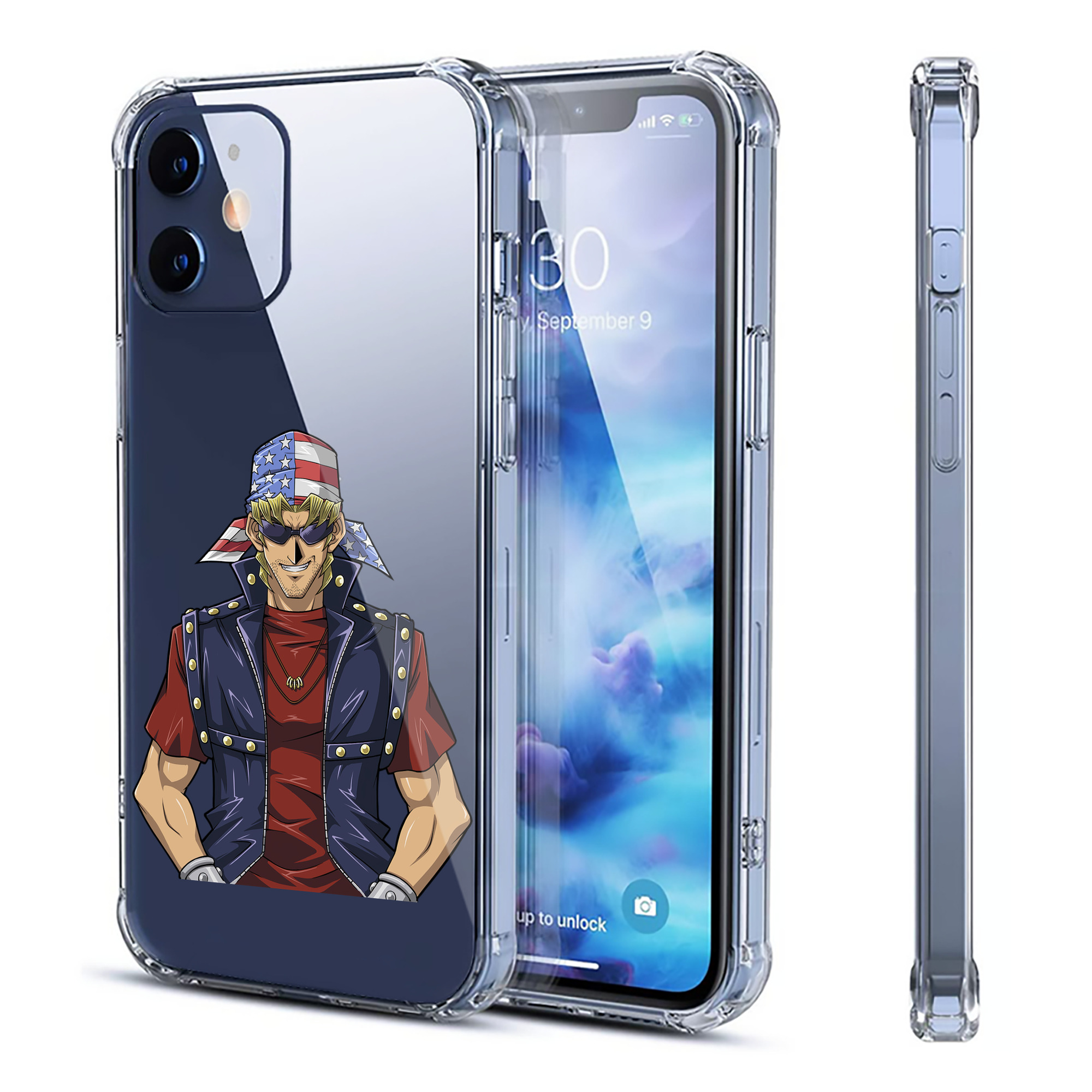 （画像用） 遊☆戯☆王 Yu-Gi-Oh! 【iPhone 12シリーズ対応】透明スマホケース（クリアソフトケース）